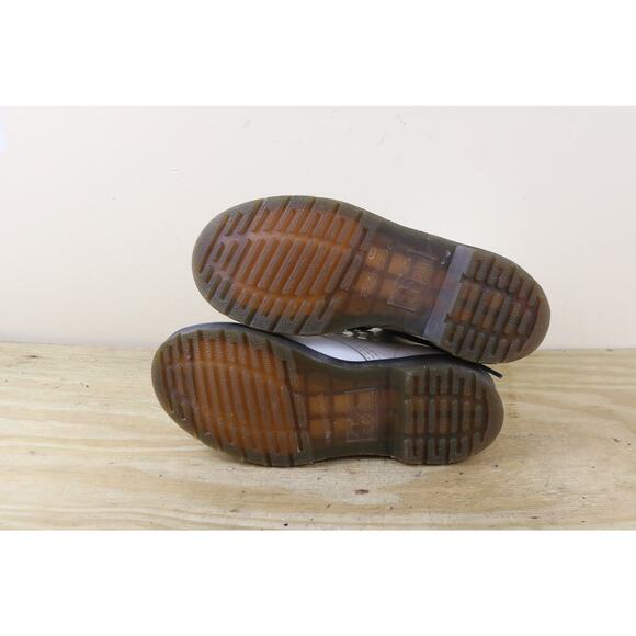 Doc Dr Martens Boots Womens 5 White Combat Lace Up 1450 Air Wair - Picture 13 of 13